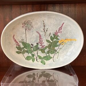 Salt Marsh Pottery Oval Platter 1989